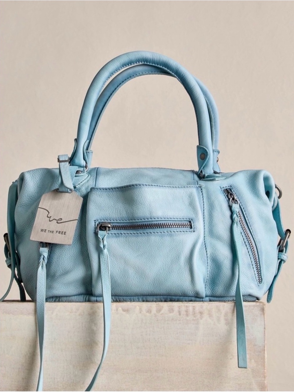 Free people baby Emerson purse + charm